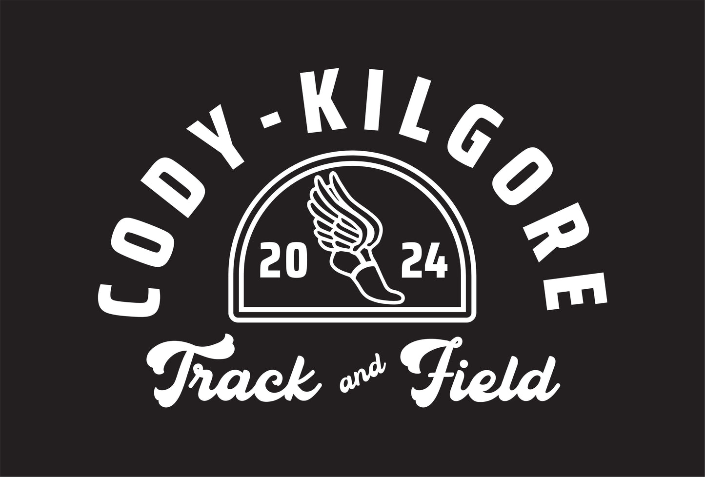 Cody-Kilgore 2024 Track and Field Short Sleeve Tee