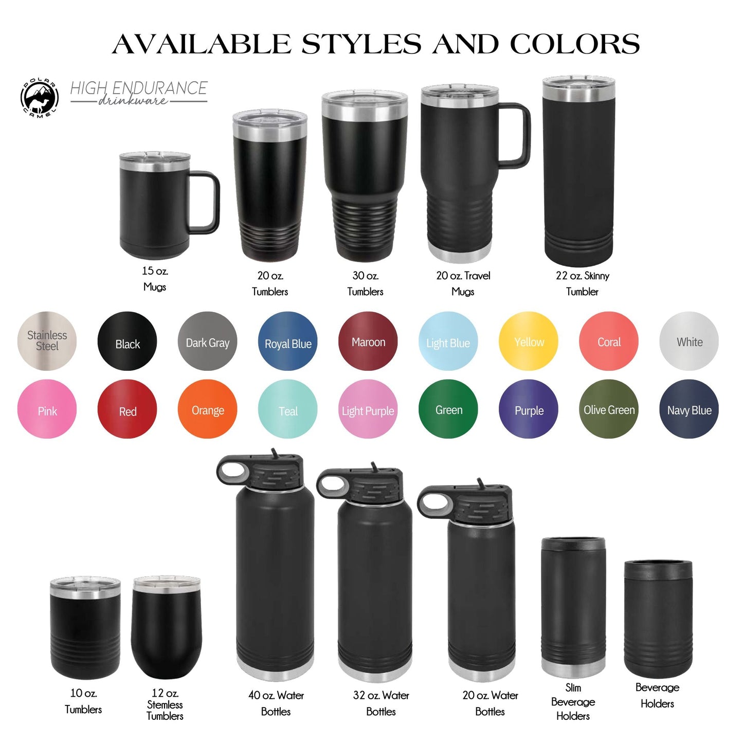 Your Logo | Laser Engraved Tumbler, Mug, or Bottle