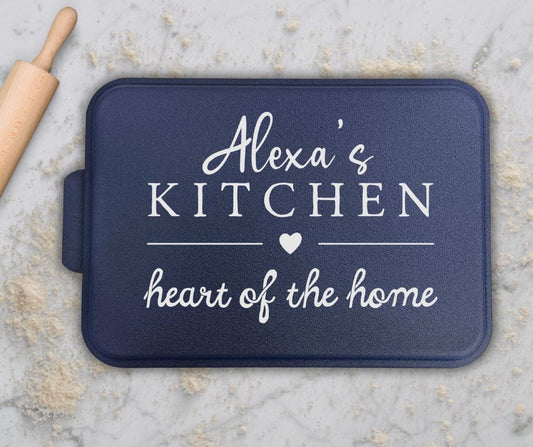 Heart of the Home | Personalized aluminum cake pan