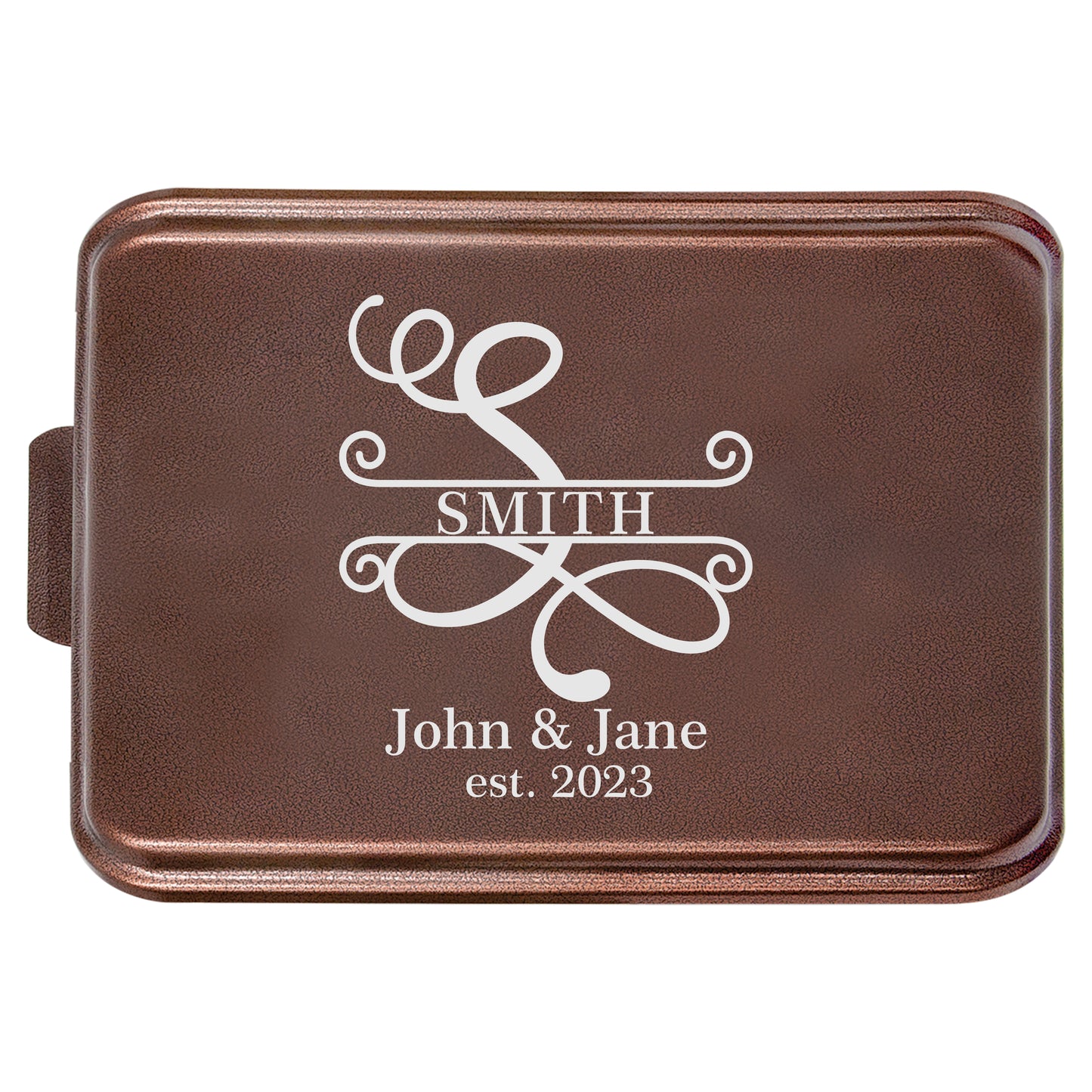 Personalized Stylish Monogram | aluminum cake pan