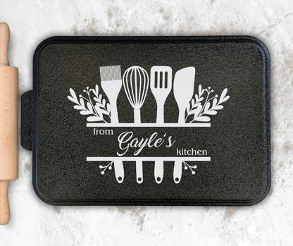 Baker's Rack | personalized aluminum cake pan