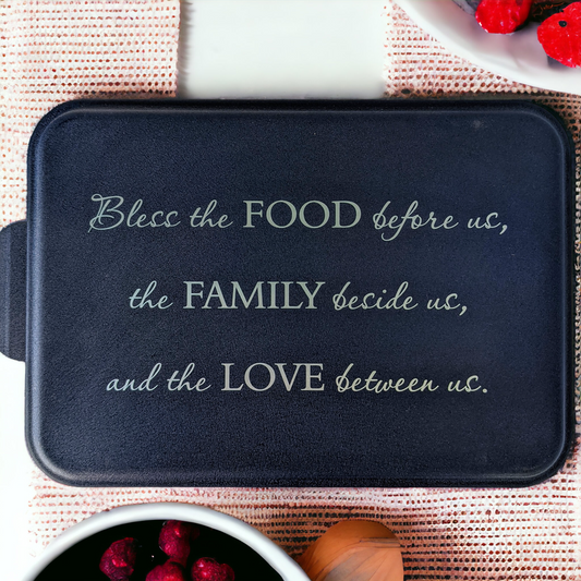 Bless the Food Before Us | aluminum cake pan