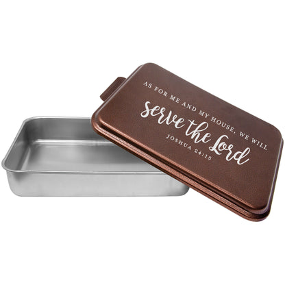 As For Me and My House Joshua 24:15 | aluminum cake pan