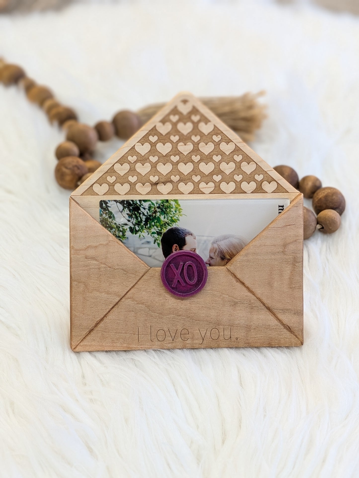 A Love Note, Reimagined – Wooden Photo Envelope
