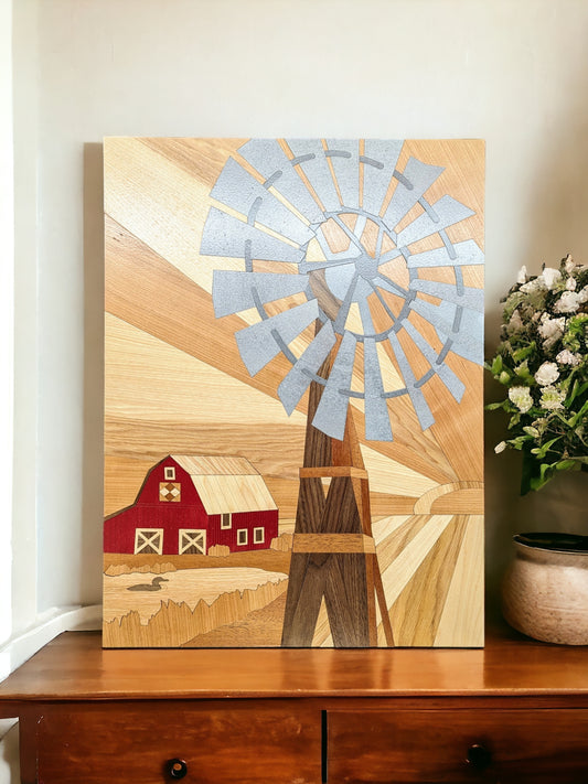 "Back on the Farm" Wooden Wall Art