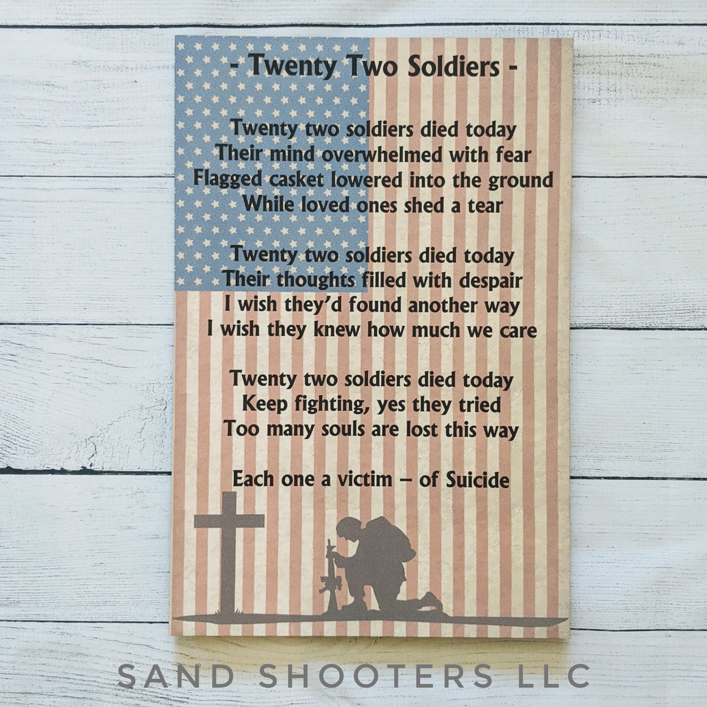 Twenty Two Soldiers Wall Hanging