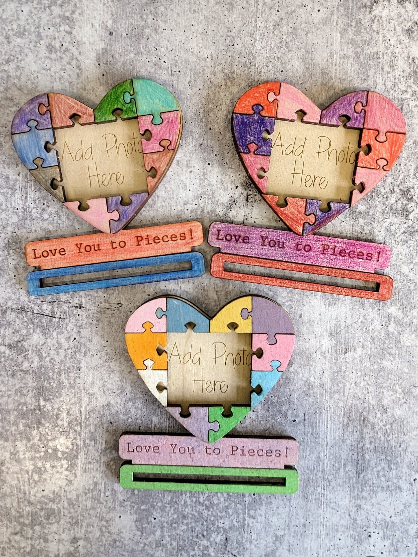 DIY Pop Out Paint Kit - Love You To Pieces Valentine