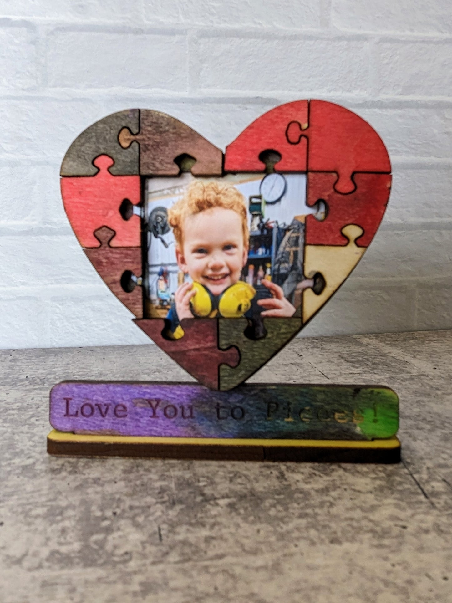 DIY Pop Out Paint Kit - Love You To Pieces Valentine