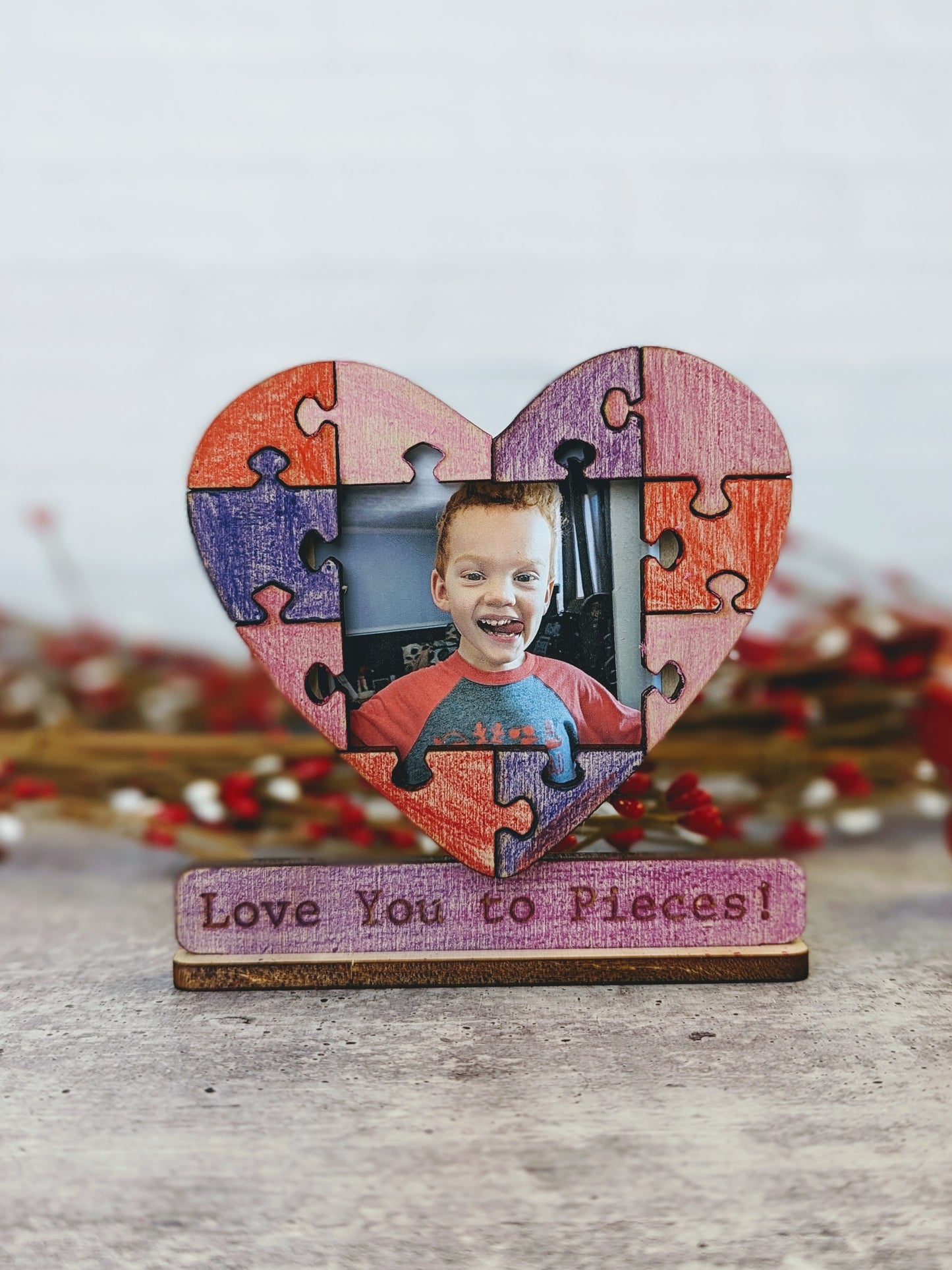 DIY Pop Out Paint Kit - Love You To Pieces Valentine