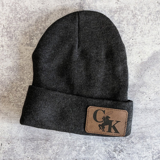 Fleece lined cuffed beanie | CK Patch